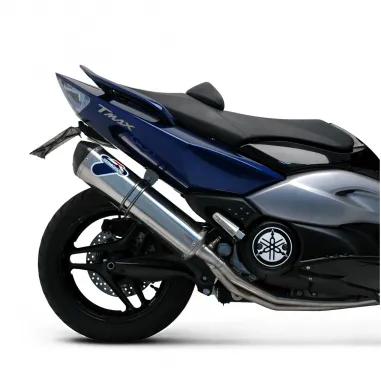 Scarico Completo Termignoni Yamaha T-Max 500 Terminale Relevance Inox Scooter Moto Omologato