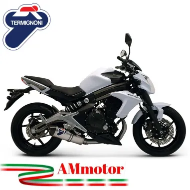 Scarico Completo Termignoni Kawasaki Er-6N Terminale Relevance Inox Moto Omologato