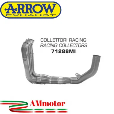 Yamaha Yzf 1000 R1 07 - 2008 Arrow Moto Collettori Di Scarico Racing In Acciaio