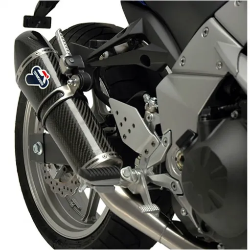 Terminale Di Scarico Termignoni Kawasaki Z 750 Marmitta Conica Carbonio Moto Omologato