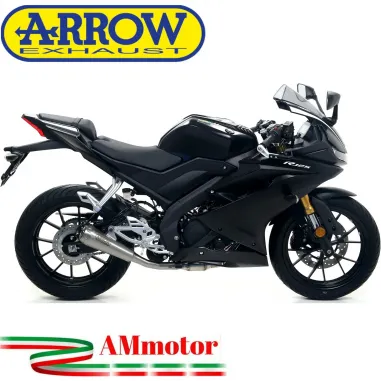 Terminale Di Scarico Arrow Yamaha Yzf R 125 19 - 2020 Slip-On Pro-Race Nichrom Moto
