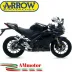 Terminale Di Scarico Arrow Yamaha Yzf R 125 19 - 2020 Slip-On Pro-Race Nichrom Dark Moto