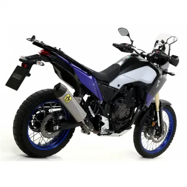 Arrow Yamaha Tenere' 700 19 - 2024 Terminale Di Scarico Moto Indy-Race Titanio Fondello Carbonio