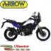 Arrow Yamaha Tenere' 700 19 - 2024 Terminale Di Scarico Moto Indy-Race Alluminio Dark Fondello Inox