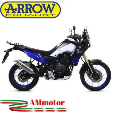Arrow Yamaha Tenere' 700 19 - 2024 Terminale Di Scarico Moto Indy-Race Titanio Fondello Inox