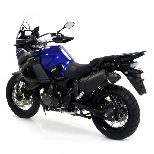 Terminale Di Scarico Arrow Yamaha XT 1200Z Super Tenere 10 - 2020 Slip-On Maxi Race-Tech Alluminio Dark Moto Fondello Carbonio