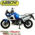Terminale Di Scarico Arrow Yamaha XT 1200Z Super Tenere 10 - 2020 Slip-On Maxi Race-Tech Titanio Moto Fondello Carbonio