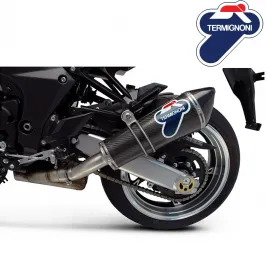 Terminali Di Scarico Termignoni Kawasaki Z 1000 Marmitte Conico Carbonio Moto Omologato 2