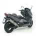 Terminale Di Scarico Arrow Yamaha T-Max 500 08 - 2011 Slip-On Race-Tech Titanio Moto Fondello Carbonio