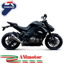 Terminali Di Scarico Termignoni Kawasaki Z 1000 Marmitte Conico Titanio Moto Omologato