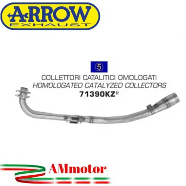 Yamaha T-Max 500 08 - 2011 Arrow Moto Collettori Di Scarico Catalitici Omologati