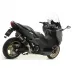 Terminale Di Scarico Arrow Yamaha T-Max 560 Slip-On Race-Tech Alluminio Dark Moto Fondello Carbonio