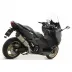 Terminale Di Scarico Arrow Yamaha T-Max 560 Slip-On Race-Tech Titanio Moto Fondello Carbonio