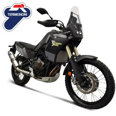 Termignoni Yamaha Tenere 700 20 - 2024 Terminale Di Scarico Moto In Titanio Omologato