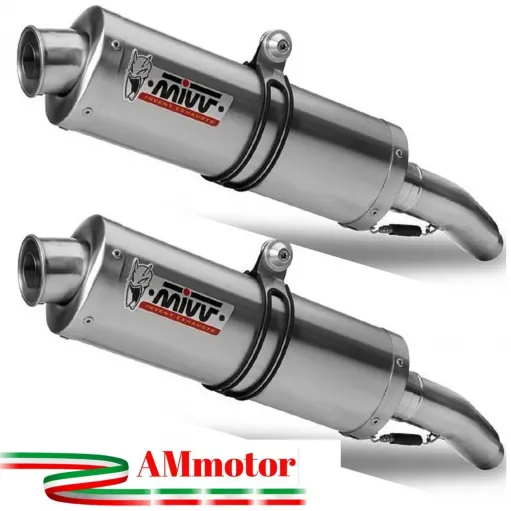 Mivv Yamaha Xt 660 X / R 04 - 2016  Terminali Di Scarico Per Moto Marmitte Oval Inox