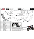 Scarico Completo Mivv Honda CB 650 F 14 - 2018 Moto Terminale Gp Pro Black