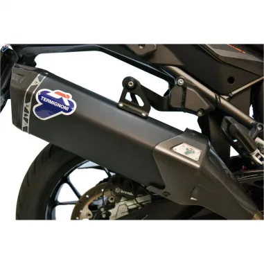 Termignoni Ktm 1290 Adventure 17 - 2019 Terminale Di Scarico Moto Marmitta Inox Nero Omologato