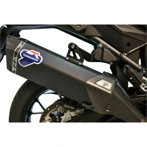 Termignoni Ktm 1290 Adventure 17 - 2019 Terminale Di Scarico Moto Marmitta Inox Nero Omologato