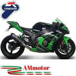 Scarico Completo Termignoni Kawasaki ZX-10 R Terminale Relevance Carbonio Moto Racing