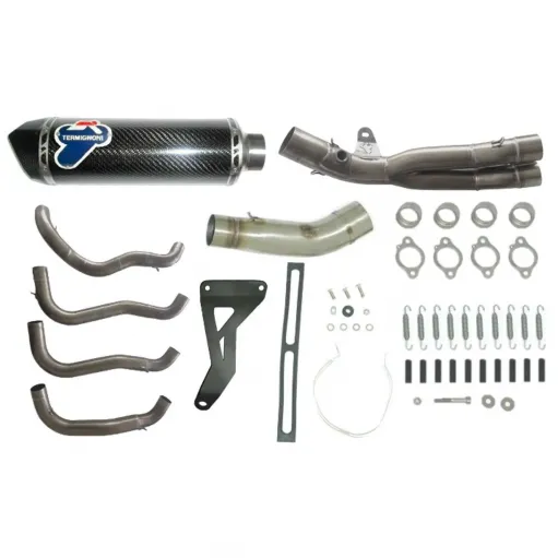 Scarico Completo Termignoni Kawasaki ZX-10 R Terminale Relevance Carbonio Moto Racing