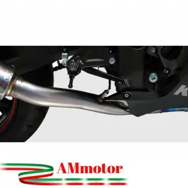 Kawasaki ZX-10 R 10 - 2012 Termignoni Tubo Elimina Kat Catalizzatore Moto Collettore Scarico Inox 2