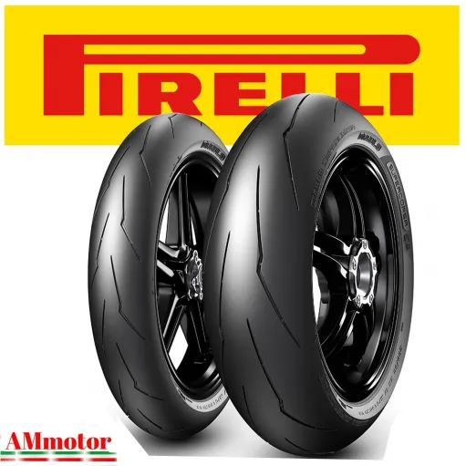 Pirelli Diablo Supercorsa SP V3 120 70 + 190 55 Coppia Pnaumatici Moto Gomme