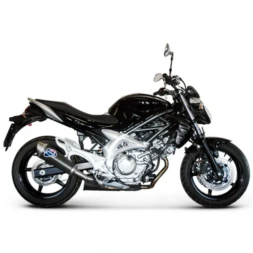Terminale Di Scarico Termignoni Suzuki Gladius 650 Marmitta Ovale Carbonio Moto Omologato