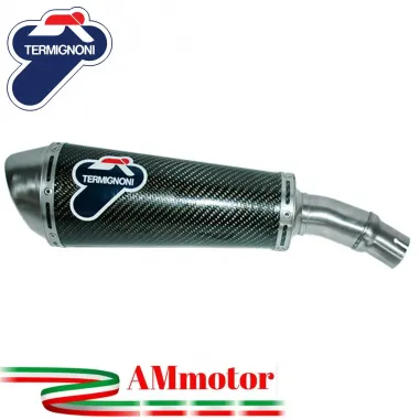 Terminale Di Scarico Termignoni Suzuki Gladius 650 Marmitta Ovale Carbonio Moto Omologato