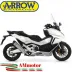 Terminale Di Scarico Arrow Honda Forza 750 Slip-On Race-Tech Titanio Moto Fondello Carbonio