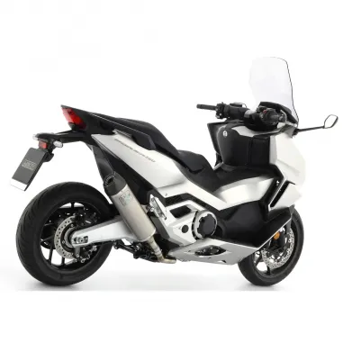Terminale Di Scarico Arrow Honda Forza 750 Slip-On Race-Tech Titanio Moto Fondello Carbonio