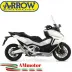 Terminale Di Scarico Arrow Honda Forza 750 Slip-On Pro-Race Nichron Moto