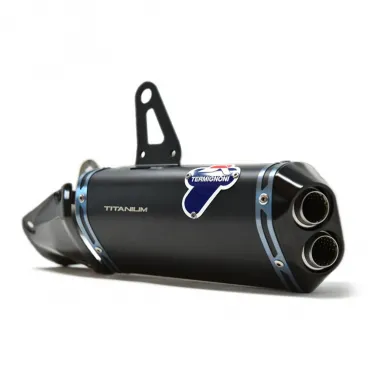 Terminali Di Scarico Termignoni Ducati Panigale V4 Silenziatori In Titanio Nero Racing