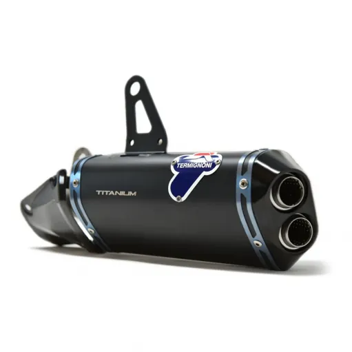 Terminali Di Scarico Termignoni Ducati Panigale V4 Silenziatori In Titanio Nero Racing