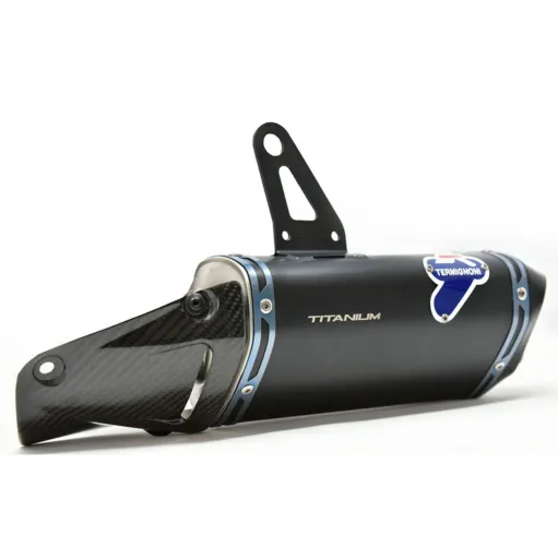 Terminali Di Scarico Termignoni Ducati Panigale V4 Silenziatori In Titanio Nero Racing