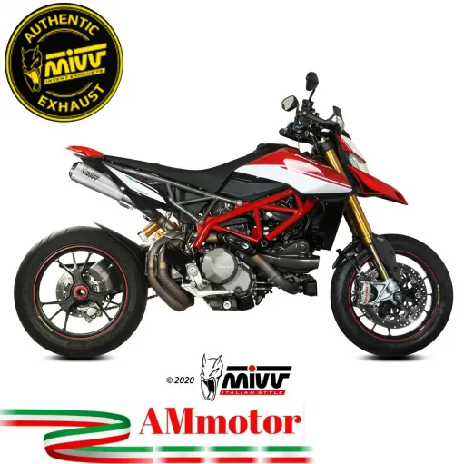 Mivv Ducati Hypermotard 950 / SP Terminali Di Scarico Per Moto 2 Slip-On X-M1 In Titanio