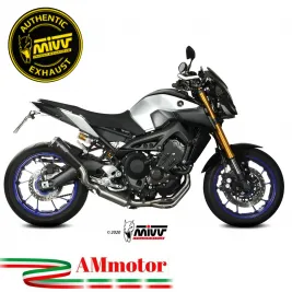 Scarico Completo Mivv Yamaha Mt-09 14 - 2020 Terminale X-M1 Inox Nero Moto 2