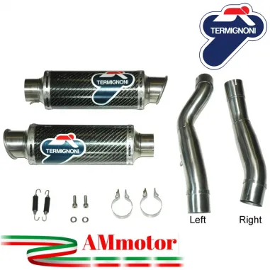 Terminali Di Scarico Termignoni Suzuki Gsx-R 1000 Marmitte Gp Carbonio Moto Omologato