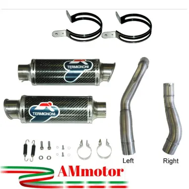 Terminali Di Scarico Termignoni Suzuki Gsx-R 1000 Marmitte Gp Carbonio Moto Omologato