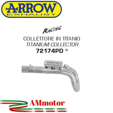 Honda Crf 450 R 2021 Arrow Moto Collettore Di Scarico Racing In Titanio