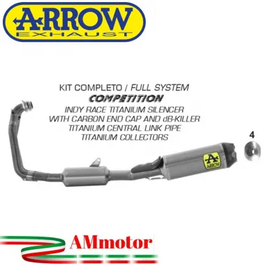 Arrow Aprilia RS 660 Kit Completo Competion Full Titanio Con Terminale Indy Race