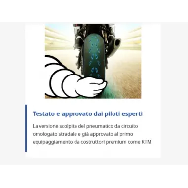 Michelin Power Cup 2 120/70 + 180/55 Coppia Pneumatici Gomme Moto