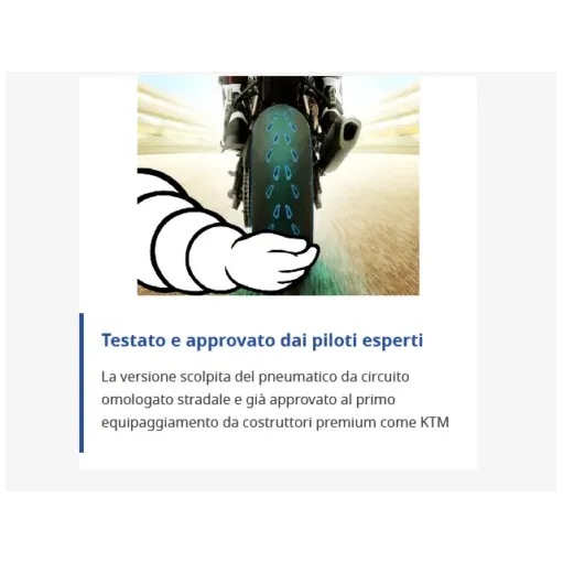 Michelin Power Cup 2 120/70 + 180/55 Coppia Pneumatici Gomme Moto