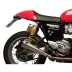 Terminali Di Scarico Termignoni Triumph Thruxton Marmitte Coniche Inox Moto Omologato