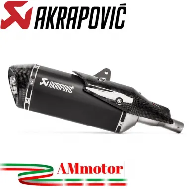 Akrapovic Honda Forza 750 Terminale Di Scarico Slip-On Line Titanio Nero Moto Scooter Omologato