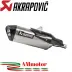 Akrapovic Honda X-Adv 750 Terminale Di Scarico Slip-On Line Titanio Moto Scooter Omologato
