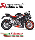 Akrapovic Aprilia RS 660 Impianto Di Scarico Completo Racing Line Terminale Carbonio Moto Omologato