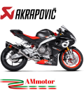 Akrapovic Aprilia RS 660 Impianto Di Scarico Completo Racing Line Terminale Carbonio Moto