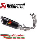 Akrapovic Aprilia RS 660 Impianto Di Scarico Completo Racing Line Terminale Carbonio Moto
