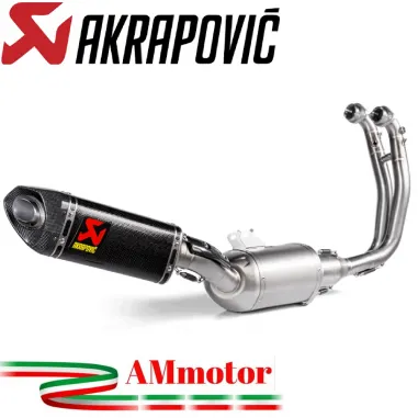 Akrapovic Aprilia Tuono 660 Impianto Di Scarico Completo Racing Line Terminale Carbonio Moto Omologato