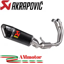 Akrapovic Aprilia Tuono 660 Impianto Di Scarico Completo Racing Line Terminale Carbonio Moto